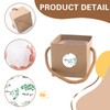 20 Set Mini Succulent Pot and Kraft Paper Bag, Waterproof
