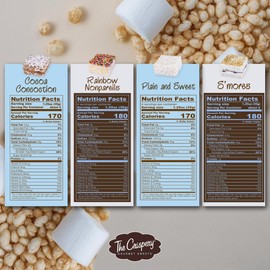 The Crispery Crispycakes – Jumbo Size Pack of 12 Individually Wrapped Assorted Flavor Gourmet Marshmallow Rice Crispycakes, always soft and gooey, packed with fresh ingredients. Made in the USA.
