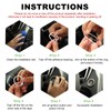 Augeny Bling Car Engine Start Button Cover, Rhinestone Key Ignition