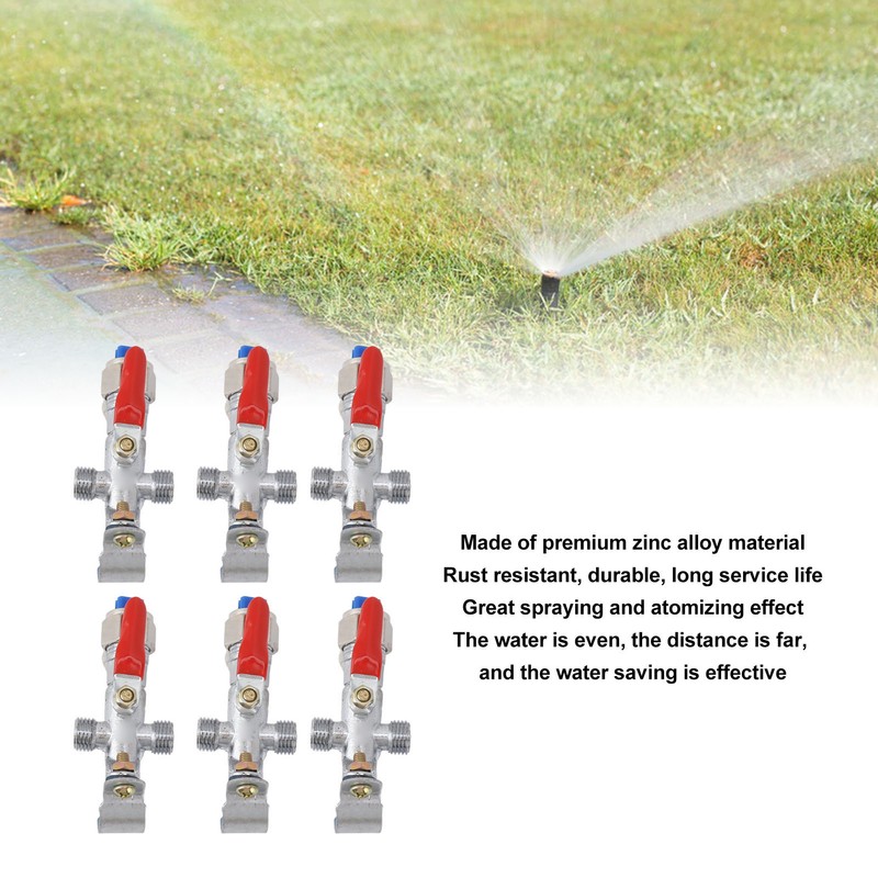 10PCS Atomizing Spray Nozzle Set Zinc Alloy Agricultural Plant Water