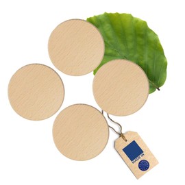 HOFMEISTER® Cover for Drinking Glasses, Cups and Cans, Made of Wood, Practical Protection Against Insects and Dirt in the Garden, Great Gift, Lid Made in the EU