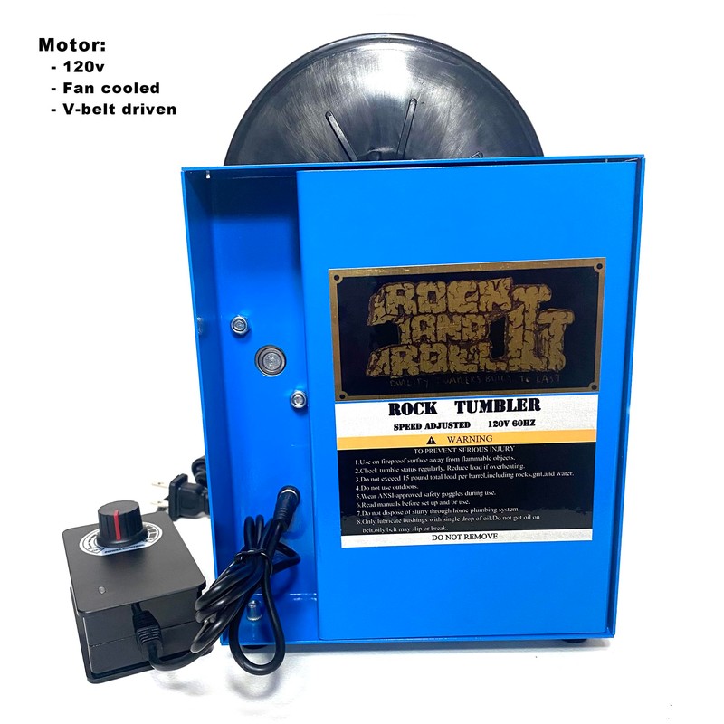 15 lb Rock Tumbler Machine Rock Polisher Kit
