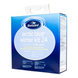BioGuard Arctic Blue Winter Closing Kit 24, for Clear Water at Spring Opening, Prevents Pool Algae Growth on Winter Months, Treats Up to 24k Gallons