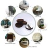 uxcell 24pcs Furniture Pads Round 1 3/4" Self-stick Non-slip Anti-scratch