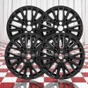 Brighter Design Set of 4 Gloss Black 20 Spoke 18"
