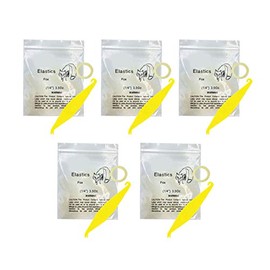 1/4 Inch Orthodontic Elastic Rubber Bands, Pack of 500 Medium 3.5 oz Rubber Bands, Dreadlocks Hair Braids Fix Tooth Gaps, Pack of 5 Free Elastic Placeholders for Braces