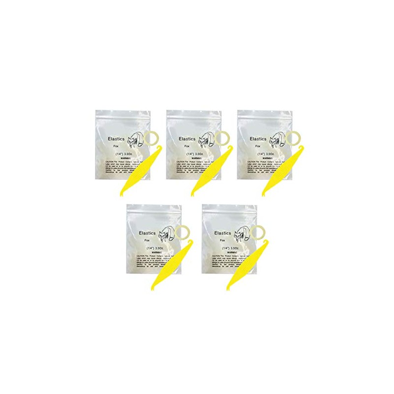 1/4 Inch Orthodontic Elastic Rubber Bands, Pack of 500 Medium