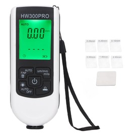 Digital Coating Thickness Gauge, Paint Coating Thickness Gauge Meter, Car Painting Depth Meter, Automatic Shutdown Function, 0 to 2000um Range, Paint Micrometer Measuring Tool for Car (White)