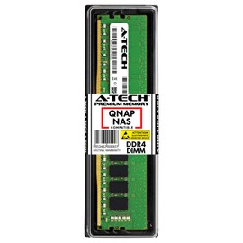 A-Tech 16GB Module for QNAP ES1640dc Series NAS Servers - DDR4 2400MHz PC4-19200 Non-ECC DIMM 1.2V Memory RAM (Replacement for QNAP RAM-16GDR4A0-UD-2400)