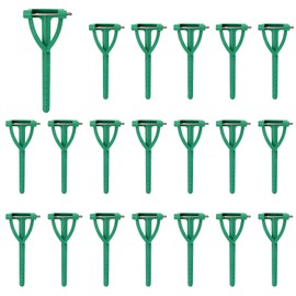 20Pcs Boutonniere Pins for Men Corsage Pins Flower Floral Brooches Holder Clips Plastic Triangle Safety Pin for Wedding Bride Groom Decoration Supplies, Green