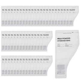 Tabanzhe 60 Pack Travel Powder Storage Bags,Funnel-Shape Resealable Pouches,Leak-Resistant Portable Food & Supplement Storage for Gym Fitness & Travel