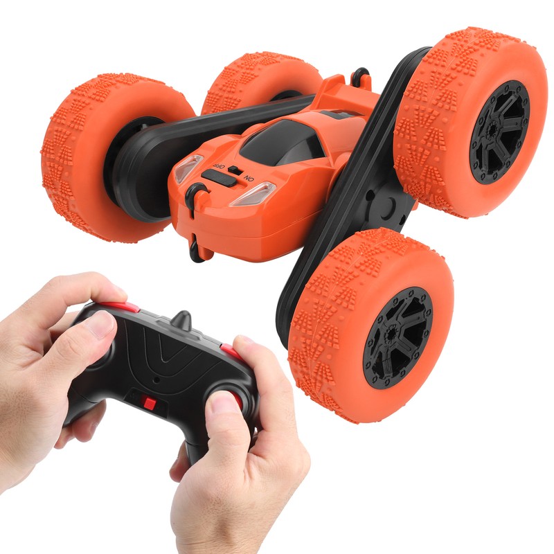 DoubleSided Stunt RC Car 360 Degrees Rotation Spraying Remote Control