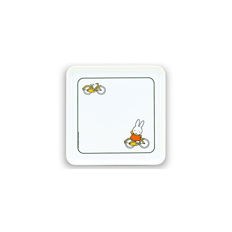Kanto Plastic Industry Children's Tableware, Miffy Tray, Length 9.4 inches