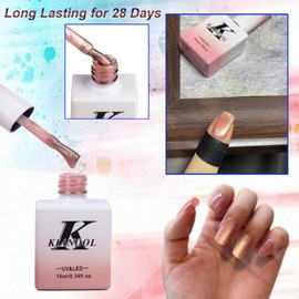 Cat Eye Gel Nail Polish Set, 6 Pcs Glitter Shimmer Cateye Gel with Magnet Soak Off UV LED Nail Polish Kit, Esmaltes Para Uñas En Gel Nail Art Salon DIY Home Manicure 10ML