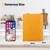 2 PCS Large Natural Cellulose Sponges 6x4x2 Inch - Super