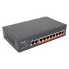 PoE Switch 8 Ports 10/100Mbps 90W RJ45 Adaptive Port LED