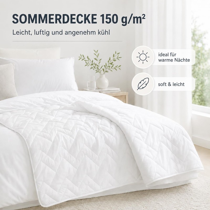 sei Design Microfibre Summer Duvet 135 x 200 cm Duvet