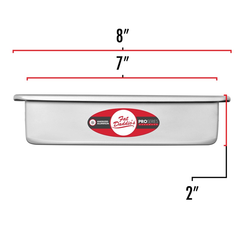 Fat Daddio's POB-7112 Sheet Cake Pan, 7 x 11 x