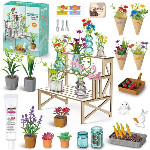 LSCLCIN Make It Miniature Botanicals Kit - Mini Plants Collectibles