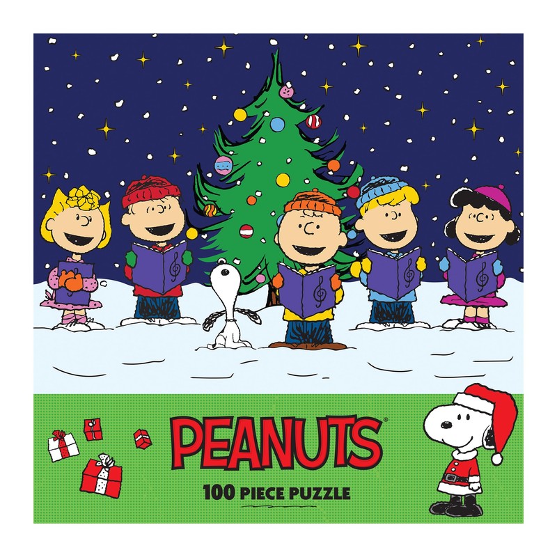 RoseArt - Peanuts - Christmas Caroling - 100 Piece Jigsaw