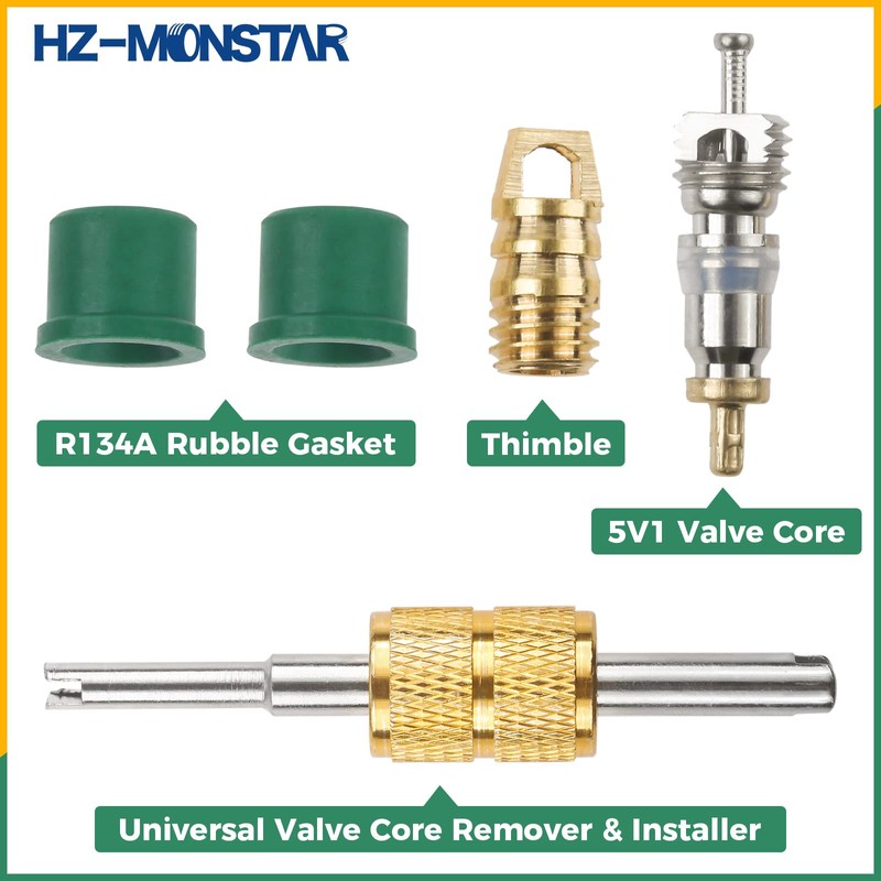 HZ-MONSTAR R410A R134A Adapters Mini Split Adapter Fitting Kit 5/16"