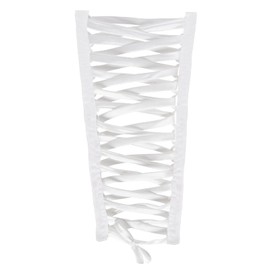 lyy-biuty Women Wedding Dress Satin Corset Back Kit Adjustable Fit Zipper Replacement White Satin Corset Back Kit for Prom Dresses Party