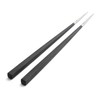 Cutipol KUBE Chopsticks + Chopsticks Rest Set, Black Silver KU39