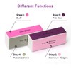 Adecco LLC 10 pcs 4 Way Colorful Nail Art Buffer