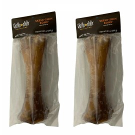 Thrills and Chills Set of 2 Large Dog Shin Bones for dogs (Skele-Shin Bones) -  - 10.5 Ounce Each