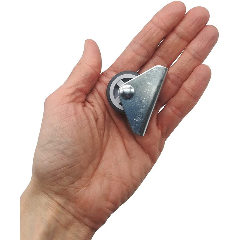 (Pack of 20) Rubber Fixed Castors 30 mm High Performance