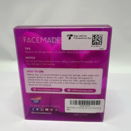 Facemade 6 Pack FaceMade Multi Color Makeup Sponges Non-Latex Material Pink Water Drop