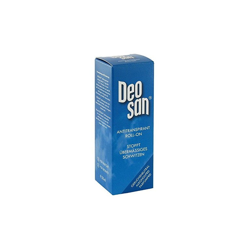DEOSAN Roll-On 50 ml Antiperspirant Hyperhidrosis for Men and Women