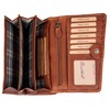 Benthill Women's Large Genuine Leather RFID Wallet Large Made of