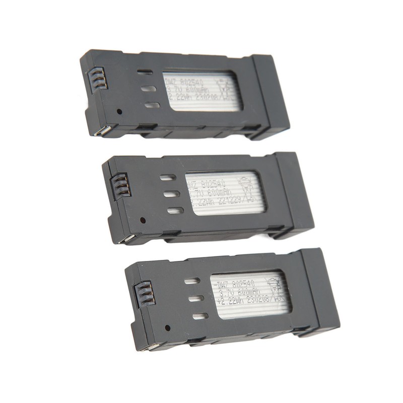 3pcs RC Plane Lithium Battery With 3 In 1 Charging