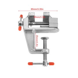 Alicates de Mesa de Boca Plana, Alicates de Banco de Aleación de Aluminio para Hogar y Fábrica, Ideal para DIY y Reparaciones