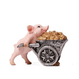 Myth Square, Gold Nugget, Carrying Pig, Feng Shui, Object, Exam, Prayer, Lucky Luck, Prosperous Business, Figurine