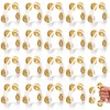 Lukmaa 20 Pcs Tambourine Musical Instrument Handheld Percussion with 4