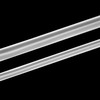 sourcing map Acrylic Round Rod,Clear,0.2 inch Diameter 10inch(247mm) Length,Solid Plastic