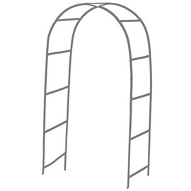 Craft & Party White Metal Garden Arch Trellis for Wedding Party Bridal Prom Garden Floral Decoration, Assembly in Two Ways (Tall or Wide)
