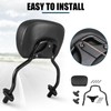 DSISIMO Motorcycle Passenger Backrest Sissy Bar Compatible with for Harley
