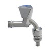 derClou24 Valve Outlet Valve 1/2 Inch Chrome-Plated Brass Shiny Polished
