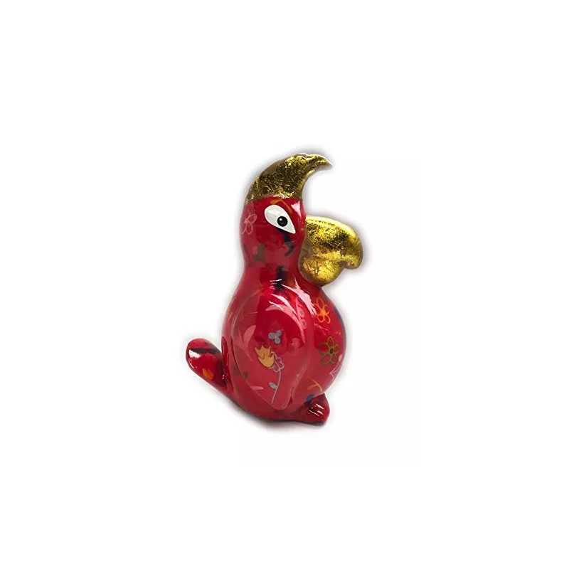 Pomme-Pidou - Money Bank - Coco the Parrot - Red