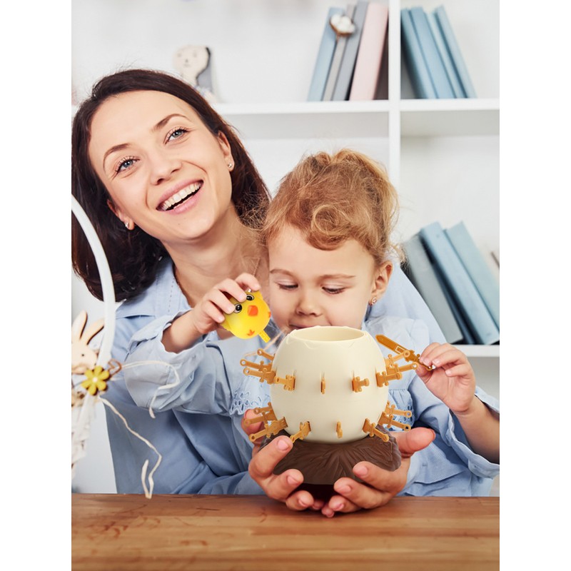 Easter Eggshell Trick Toy Parent Child Interactive Sword Pirate Bucket