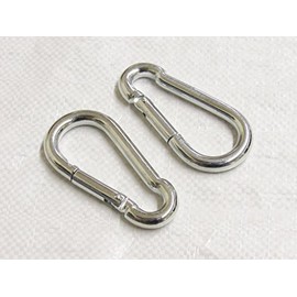 Zinc Plated Carbine Snap Hook 8MM X2 (Marine Gate Rope Karabina)