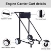 Donext Outboard Boat Motor Stand, Engine Stand for Storage, 315lbs