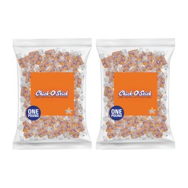 Chick o stick Mini Bite Size Coconut Butter Candy, Crunchy Peanut Butter, 2 lbs Bulk, Individually Wrapped