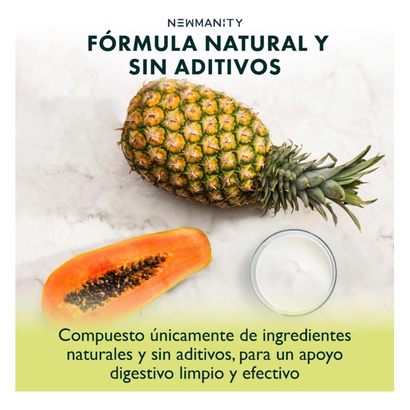 Probioticos Con Enzimas 40 Billones Newmanity 180 Caps