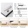Redunest Bar Cabinet Pulls - 2 Pack Square Brushed Nickel