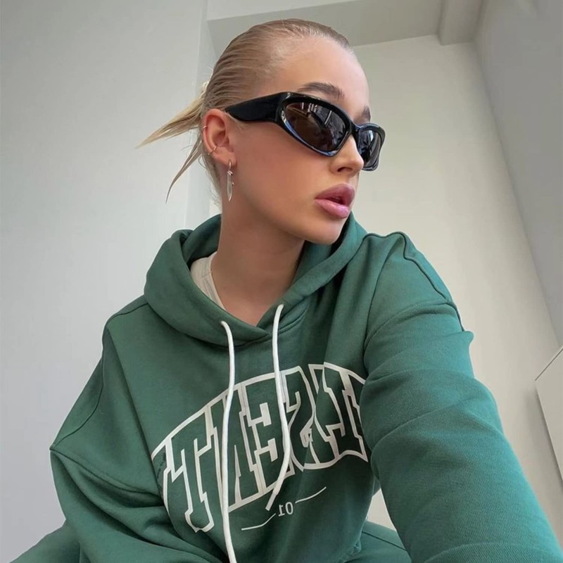 ADEWU Sports Sunglasses Y2K Glasses Unisex Quick Glasses Punk Driving