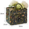 Storage Basket Boho Fabric Large Collapsible Floral Laundry Nursery Hamper